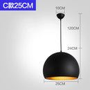 Industrial Black Ceiling Pendant Lamp E27 for Restaurant Dining | Ljojo
