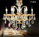 K9 Crystal Candle Chandelier Light: Elegant Decor for Living Room by Ljojo