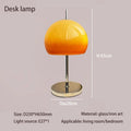 Modern Gradient Orange Mushroom LED Floor Lamp for Bedroom by Ljojo