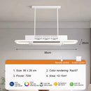 Ljojo Modern Minimalist Fan Light Fixture for Living Room - Indoor Ceiling Fans Lighting