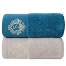 Ljojo 2pcs Towel Set: 35x75cm Face Hand Towels & 70x140cm Big Bath Shower Towel
