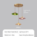 Nordic Glass Chandelier Stylish LED Pendant Light for Home Decor by Ljojo