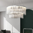 Modern Luxury Tassel Chandelier Hanging Pendant Light for Dining Room by Ljojo