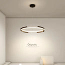 Ljojo LED Round Chandelier for Home Decor in Living Room, Dining Room - Simple Design
