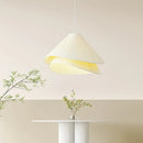 Nordic Cream Style Fabric Dining Table Pendant Lamp for Living Room by Ljojo