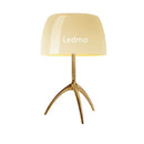 Modern Nordic Glass Desk Lamp Three Legged LED Study Bedroom Living Room - Ljojo