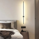 Linear LED Wall Lamp Modern Minimalist Gold White Sconce 100cm120cm for Bedroom Living Room