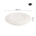 Ljojo Matte Wave Ceramic Dessert Plate Set - Molecular Cuisine Tableware