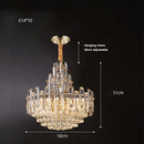Ceiling Chandeliers 2025 LED Hanging Lamps - Luxury Light Fixture for Dining Room by Ljojo