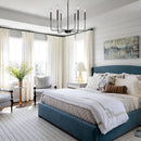 Ljojo Retro Minimalist Black Gold LED Chandelier Pendant Light Modern Stylish Home Decor