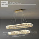 Ljojo Luxury Crystal Ceiling Pendant Lamp for Elegant Room Decor