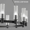 American Retro E14 Crystal Chandelier Pendant Light by Ljojo