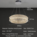 Luxury Crystal Chandelier Ceiling Lamp for Family Villas. Modern Lighting for Living & Dining Rooms by Ljojo