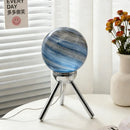 Bauhaus Retro Planet Glass Table Lamp Starry Sky Bedroom Decor Gift - Ljojo