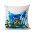 Ljojo Linen Christmas Cushions 45x45 - Modern Home Decor for Living Room and Sofa