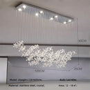 French Dining Room Crystal Led Pendant Lights - Modern Luxury Bar Hanging Lamps by Ljojo