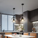 Nordic Glass Chandelier Pendant Light Modern Minimalist Hanging Lighting by Ljojo