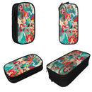 Ljojo Little Mermaid Pencil Case - Big Capacity Pen Holder Bag for School Supplies