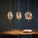 Ljojo Luxury LED Bedside Chandelier - Modern Art Glass Small Light