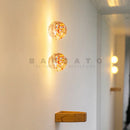 Ljojo Luxury Glass Ball Wall Lights - Colorful LED G4 Lamps