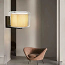 Nordic Cylindrical Glass LED Wall Lamp Bauhaus Retro Home Decor Chandelier by Ljojo