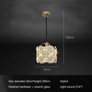 LED Flower Chandelier French Style Lighting for Bedroom Dining Room Decor by Ljojo