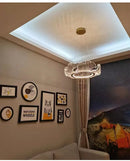Ljojo Modern Acrylic Hanging Light Petal Design for Bedroom Living Room - SANDYHA Compatible