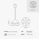 Luxurious Bubble Ball Art Living Room Pendant Light Fixture by Ljojo - High-End Designer Showcase