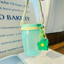 Cream Flower Cup Holder Hand-held Lanyard for Tumbler - Ljojo Brand