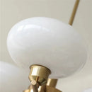 Ljojo Mid Century Bauhaus Cream Glass Chandeliers for Living Room Bedroom Bar