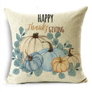 Big Blue Pumpkin Bike White Pillowcase Set for Home Decor - Ljojo