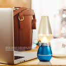 Ljojo LED Retro Night Light USB Rechargeable Desk Lamp Stepless Dimming Portable Lamp