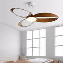Ljojo Vintage Industrial Wood Ceiling Fan with Light: Strong Wind 3 Blades 42/52 Inch Bar Restaurant Fan