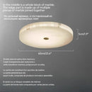 Ljojo Modern Marble LED Ceiling Lights Art Chandelier for Dining Living Room Home Decor