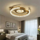Luxury Hanging Crystal Ceiling Lights: Nordic Ring Chandeliers for Bedroom Living Room - Ljojo