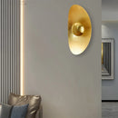 Ljojo Gold Foil Wall Lamps - Retro Italian Designer Lights for Living Room Hallway Decor