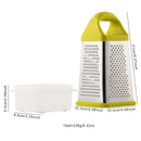 Ljojo 4-Sided Boxed Grater: Multi-Functional Rust-Proof Kitchen Gadget