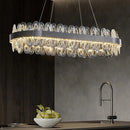 Ljojo LED Crystal Chandelier: Luxury Modern Living Room Pendant Lamp