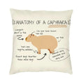 Capybara Nordic Cushion Cover by Ljojo - Home Decor Pillow Case