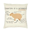 Capybara Nordic Cushion Cover by Ljojo - Home Decor Pillow Case
