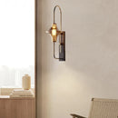 Ljojo LED Wall Light 3000K Glass Metal Sconce for Hotel Bedroom Parlor Aisle