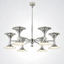 Ljojo Bauhaus Cups Design LED Pendant Light High-end Metal Chandelier Fixture