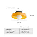 Bauhaus Glass Pendant Light Orange/White Chandelier for Living Room by Ljojo