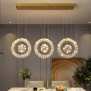 Ljojo Luxury Crystal Chandelier Pendant Light for Living & Dining Room
