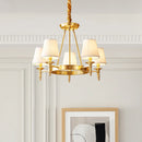 Copper Chandelier French Retro Pendant Lighting | Ljojo