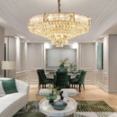 Ljojo Luxury Crystal Chandelier: Elegant Lighting for Living Room, Dining Room, Bedroom