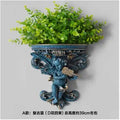 Ljojo™ Music Angel Resin Vase Wall Sticker Ornaments for Home Livingroom Wall Decoration
