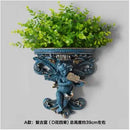 Ljojo™ Music Angel Resin Vase Wall Sticker Ornaments for Home Livingroom Wall Decoration