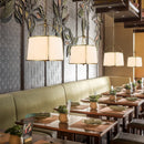 Japanese Pendant Lights Wabi-sabi Fabric Lamp | LED Indoor Lighting by Ljojo