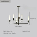 Modern Minimalist Led Chandelier for Living Room Bedroom Luxury Pendant Lights by Ljojo